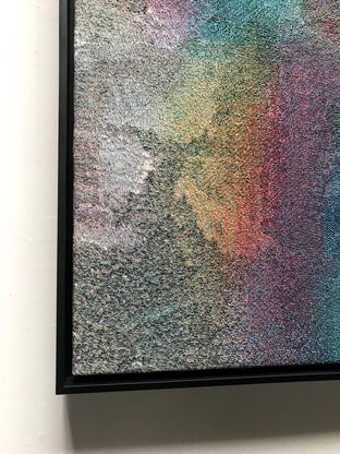Salt Flat Sonification (Color Distortion) by Jack R. Mesa |  Side View of Artwork 