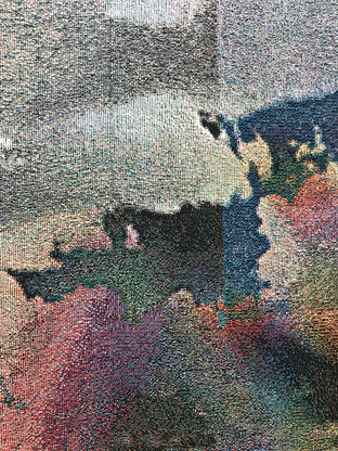 Salt Flat Sonification (Color Distortion) by Jack R. Mesa |   Closeup View of Artwork 