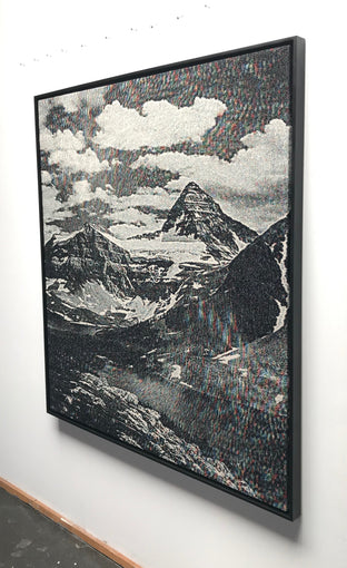 Original art for sale at UGallery.com | Mountain Synthesis (Soft Synth) by Jack R. Mesa | $7,200 | fiber artwork | 56' h x 50' w | photo 3