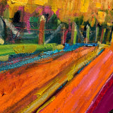 Original art for sale at UGallery.com | A Small Farm by James Hartman | $7,300 | oil painting | 48' h x 65' w | thumbnail 4