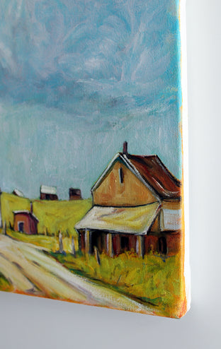 Old Farmstead, Enfield, North Carolina by Doug Cosbie |  Side View of Artwork 