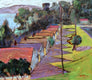 Original art for sale at UGallery.com | Winehaven, on San Pablo Bay by James Hartman | $525 | encaustic artwork | 14' h x 16' w | thumbnail 1
