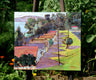 Original art for sale at UGallery.com | Winehaven, on San Pablo Bay by James Hartman | $525 | encaustic artwork | 14' h x 16' w | thumbnail 3