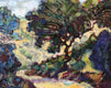 Original art for sale at UGallery.com | Mt. Diablo Road by James Hartman | $1,350 | encaustic artwork | 24' h x 30' w | thumbnail 1
