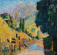 Original art for sale at UGallery.com | Mount Diablo, North Gate Road by James Hartman | $1,575 | oil painting | 30' h x 32' w | thumbnail 1