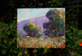 Original art for sale at UGallery.com | Coyote Point Wildflowers by James Hartman | $800 | oil painting | 20' h x 24' w | thumbnail 4