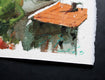 Original art for sale at UGallery.com | Red Tile Roofs by Maximilian Damico | $550 | watercolor painting | 8' h x 11' w | thumbnail 2