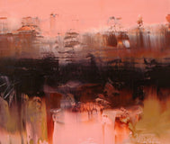 Original art for sale at UGallery.com | Fiery View by Ronda Waiksnis | $300 | oil painting | 12' h x 13.75' w | thumbnail 4