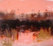 Original art for sale at UGallery.com | Fiery View by Ronda Waiksnis | $300 | oil painting | 12' h x 13.75' w | thumbnail 1