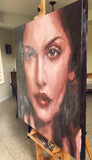 Original art for sale at UGallery.com | Secret Keeper by Nava Lundy | $4,375 | acrylic painting | 48' h x 48' w | thumbnail 2