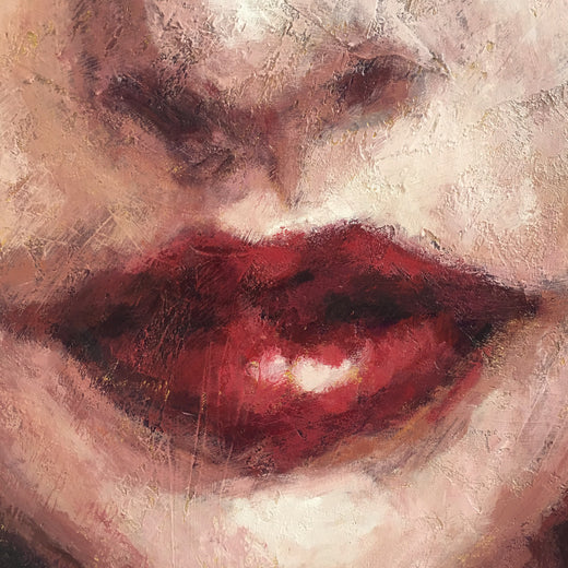 Secret Keeper by Nava Lundy |   Closeup View of Artwork 