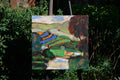 Original art for sale at UGallery.com | Mountain Road Farms by James Hartman | $450 | encaustic artwork | 15' h x 16' w | thumbnail 3