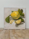 Original art for sale at UGallery.com | Italian Lemons by Malia Pettit | $225 | oil painting | 8' h x 8' w | thumbnail 3
