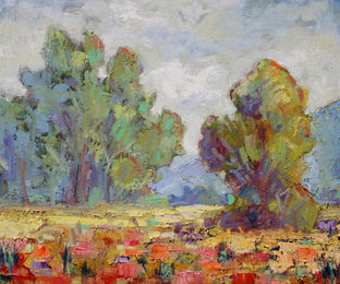 Original art for sale at UGallery.com | Ohlone Meadow Eucalyptus by James Hartman | $825 | oil painting | 20' h x 24' w | photo 1