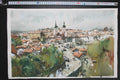 Original art for sale at UGallery.com | Moravian Village by Maximilian Damico | $850 | watercolor painting | 14' h x 22' w | thumbnail 2