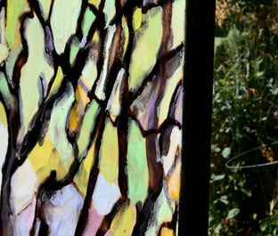 Saratoga Trees by James Hartman |  Side View of Artwork 