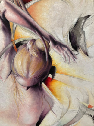 Original art for sale at UGallery.com | Aonghas by Sumner Crenshaw | $675 | oil painting | 28' h x 22' w | photo 4