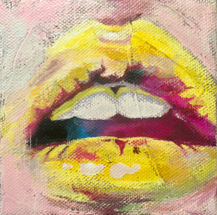 Original art for sale at UGallery.com | Kiss of Life Pt. 2 by Miranda Gamel | $75 | oil painting | 4' h x 4' w | photo 1