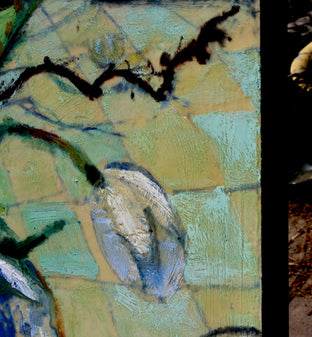 Original art for sale at UGallery.com | White Tulips by James Hartman | $825 | encaustic artwork | 20' h x 24' w | photo 2