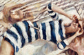 Original art for sale at UGallery.com | Let It Shine by Nava Lundy | $6,500 | acrylic painting | 48' h x 72' w | thumbnail 1