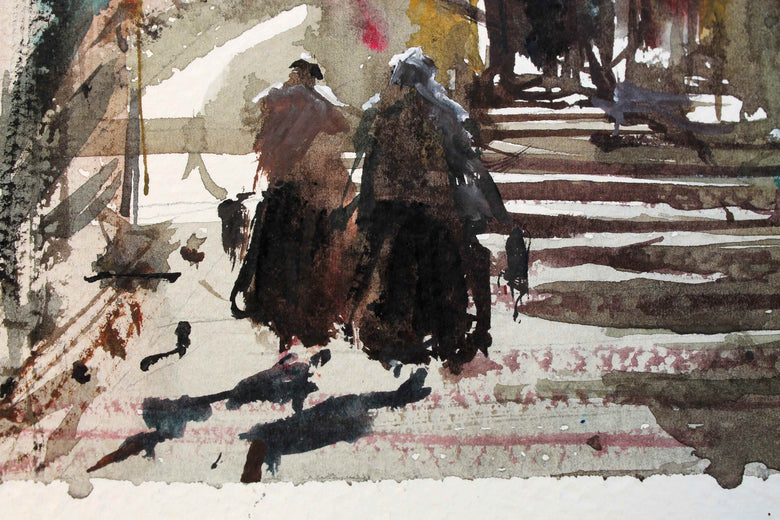 Silent Napoli by Maximilian Damico |   Closeup View of Artwork 