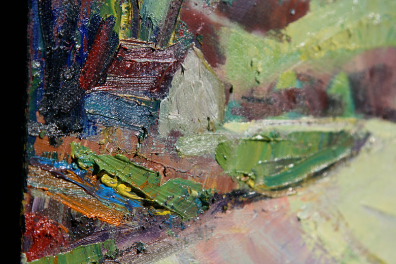 In the Country by James Hartman |   Closeup View of Artwork 