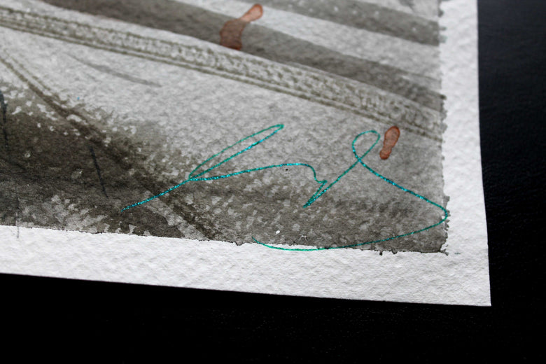 Out of My Studio by Maximilian Damico |  Side View of Artwork 