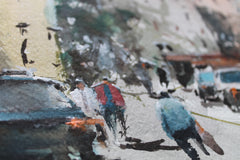 Original art for sale at UGallery.com | Out of My Studio by Maximilian Damico | $600 | watercolor painting | 15' h x 11' w | thumbnail 4