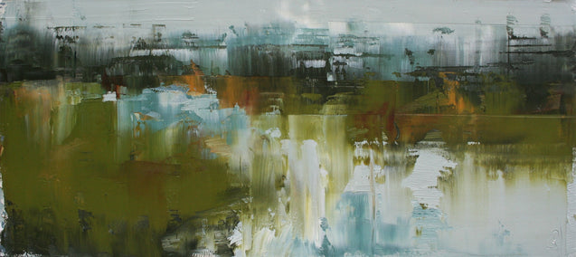 oil painting by Ronda Waiksnis titled A Landscape's Plan