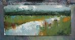 Original art for sale at UGallery.com | A Landscape's Plan II by Ronda Waiksnis | $550 | oil painting | 10' h x 22' w | thumbnail 3