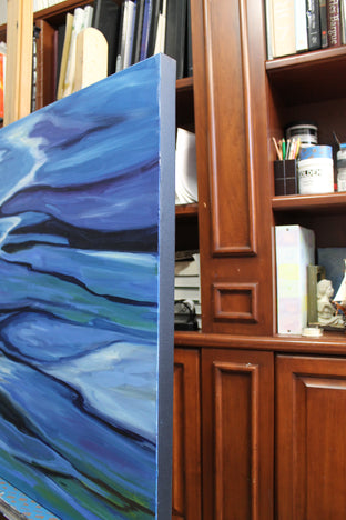 A Morning in the Caribbean by Andres Lopez |  Side View of Artwork 