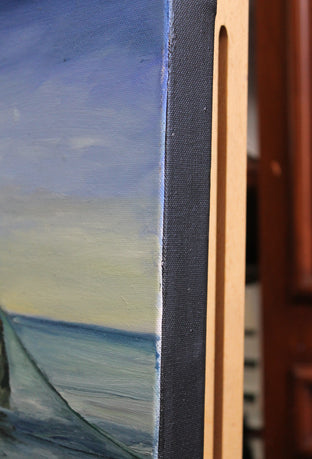Sun and Nets by Andres Lopez |  Side View of Artwork 