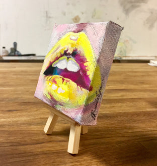 Original art for sale at UGallery.com | Kiss of Life Pt. 2 by Miranda Gamel | $75 | oil painting | 4' h x 4' w | photo 4