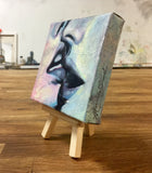 Original art for sale at UGallery.com | Monochromatic Beauty Pt. 2 by Miranda Gamel | $75 | oil painting | 4' h x 4' w | thumbnail 2