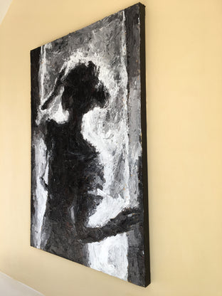 Original art for sale at UGallery.com | Finding Her Way by Nava Lundy | $1,525 | acrylic painting | 36' h x 24' w | photo 2