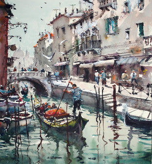 Fluid Venice by Maximilian Damico |  Artwork Main Image 
