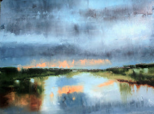 Original art for sale at UGallery.com | Davis Creek by Ronda Waiksnis | $625 | oil painting | 22' h x 30' w | photo 1