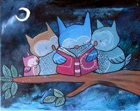 Original art for sale at UGallery.com | Story Time by Andrea Doss | $250 | acrylic painting | 11' h x 14' w | thumbnail 1
