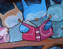 Original art for sale at UGallery.com | Story Time by Andrea Doss | $250 | acrylic painting | 11' h x 14' w | thumbnail 4