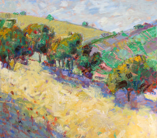 Original art for sale at UGallery.com | Pacheco Pass Trees by James Hartman | $1,925 | oil painting | 32' h x 36' w | photo 1