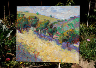 Original art for sale at UGallery.com | Pacheco Pass Trees by James Hartman | $1,925 | oil painting | 32' h x 36' w | photo 4