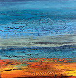 Original art for sale at UGallery.com | The Mystery Never Leaves You by Alicia Dunn | $325 | acrylic painting | 12' h x 12' w | thumbnail 1