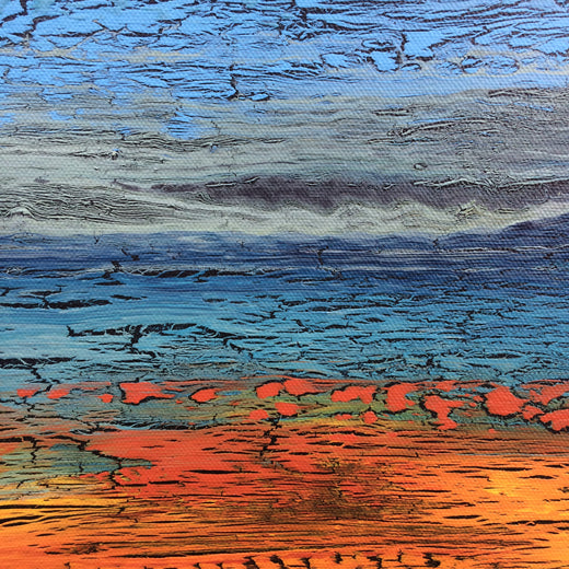 The Mystery Never Leaves You by Alicia Dunn |   Closeup View of Artwork 