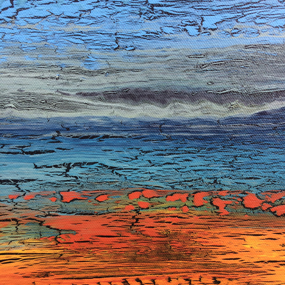 The Mystery Never Leaves You by Alicia Dunn |  Closeup View of Artwork 