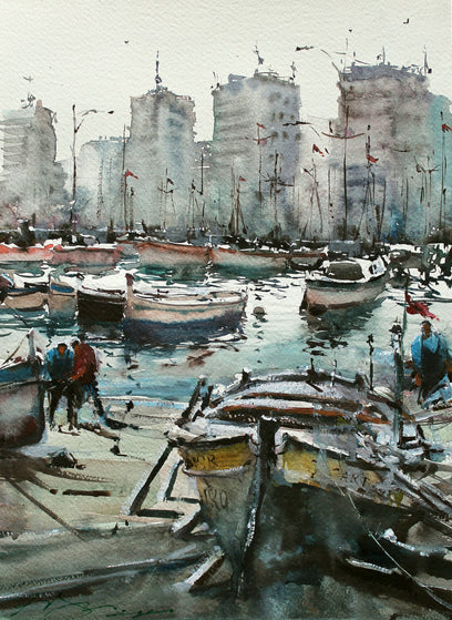 Izmir Port by Maximilian Damico | Artwork Main Image