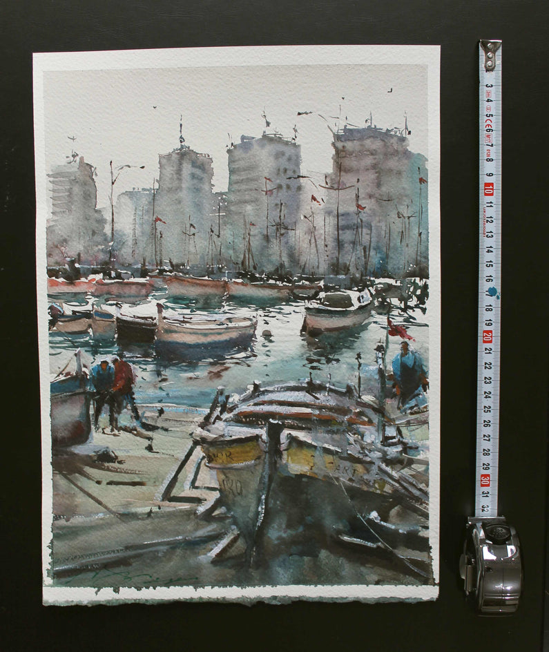 Izmir Port by Maximilian Damico |  Context View of Artwork 