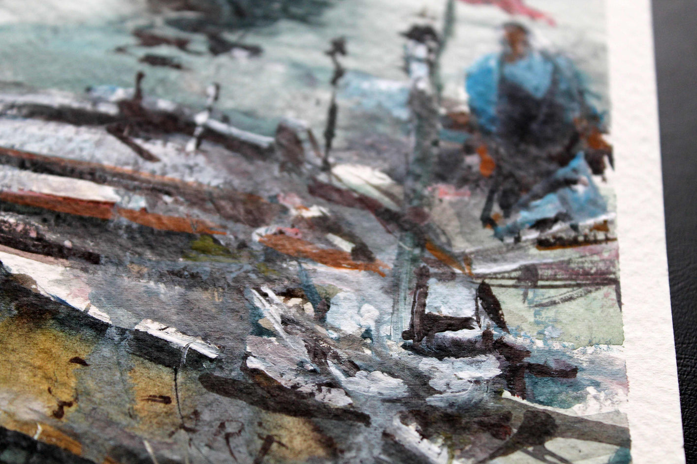 Izmir Port by Maximilian Damico |  Closeup View of Artwork 