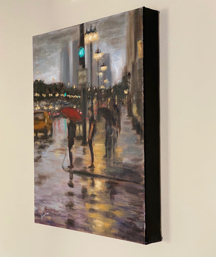 End of the Day by Yangzi Xu |  Side View of Artwork 