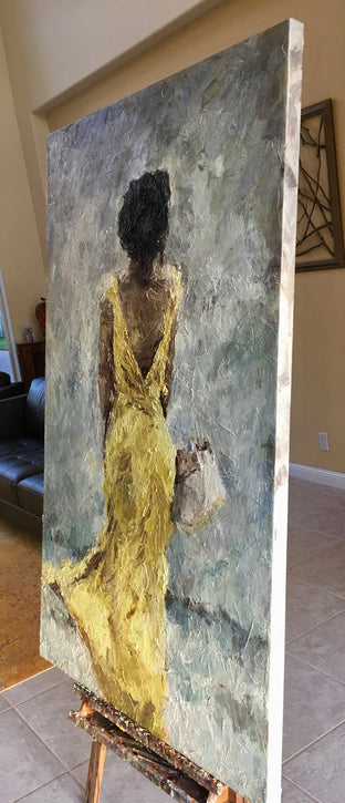 First Lady by Nava Lundy |  Side View of Artwork 