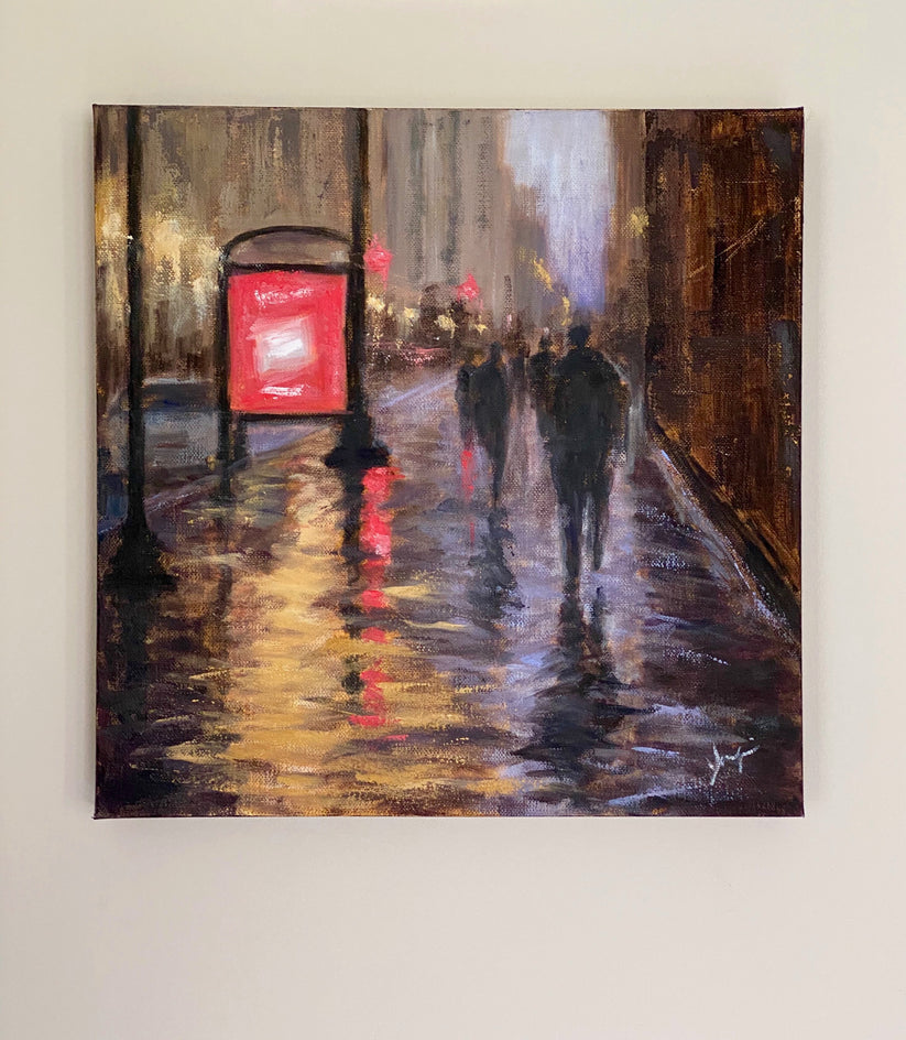 Dispersing Crowd by Yangzi Xu |  Context View of Artwork 